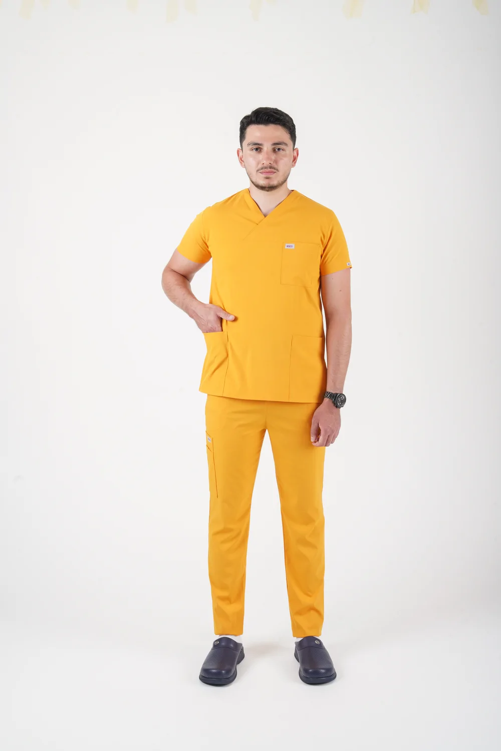 Erkek Vega Soft Likralı Takım V Yaka