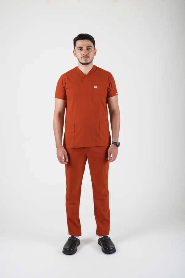 Erkek Vega Soft Likralı Takım V Yaka