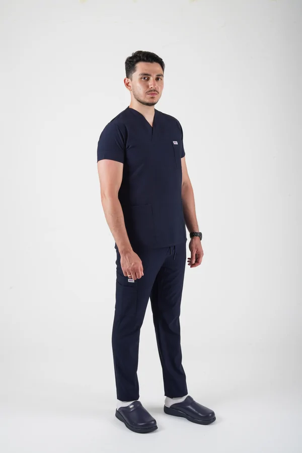 Erkek Vega Soft Likralı Takım V Yaka