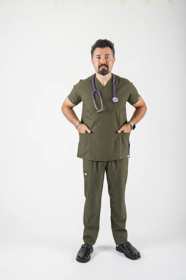 Erkek Vega Soft Likralı Takım V Yaka