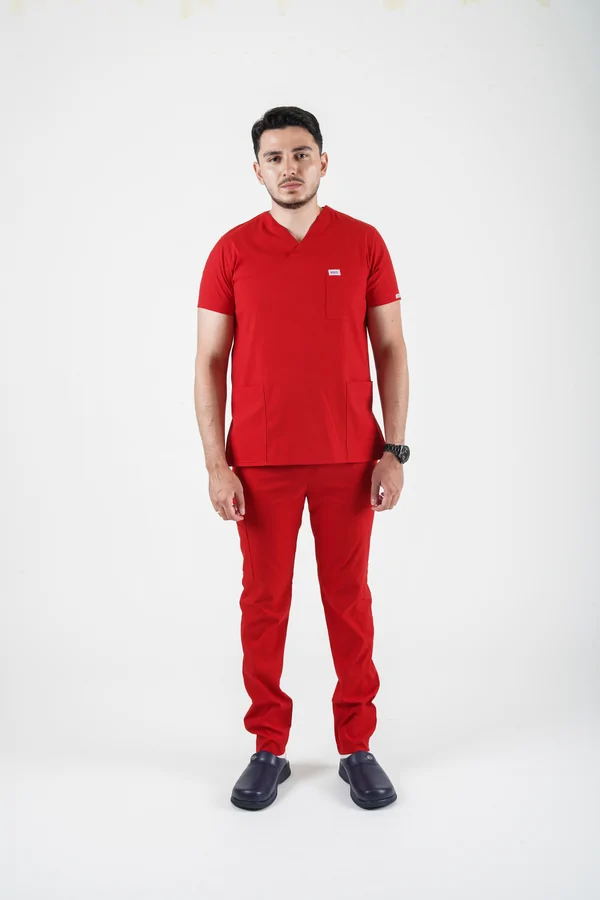 Erkek Vega Soft Likralı Takım V Yaka