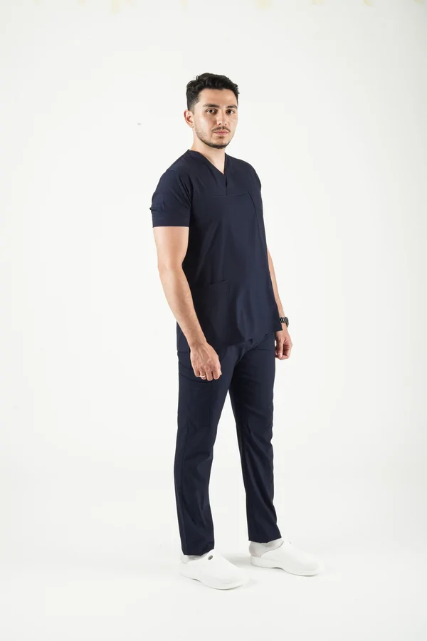 Erkek Vega Soft Likralı Takım V Yaka