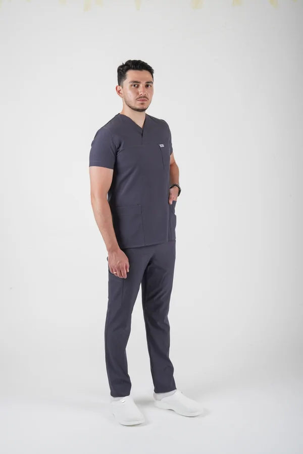 Erkek Vega Soft Likralı Takım V Yaka