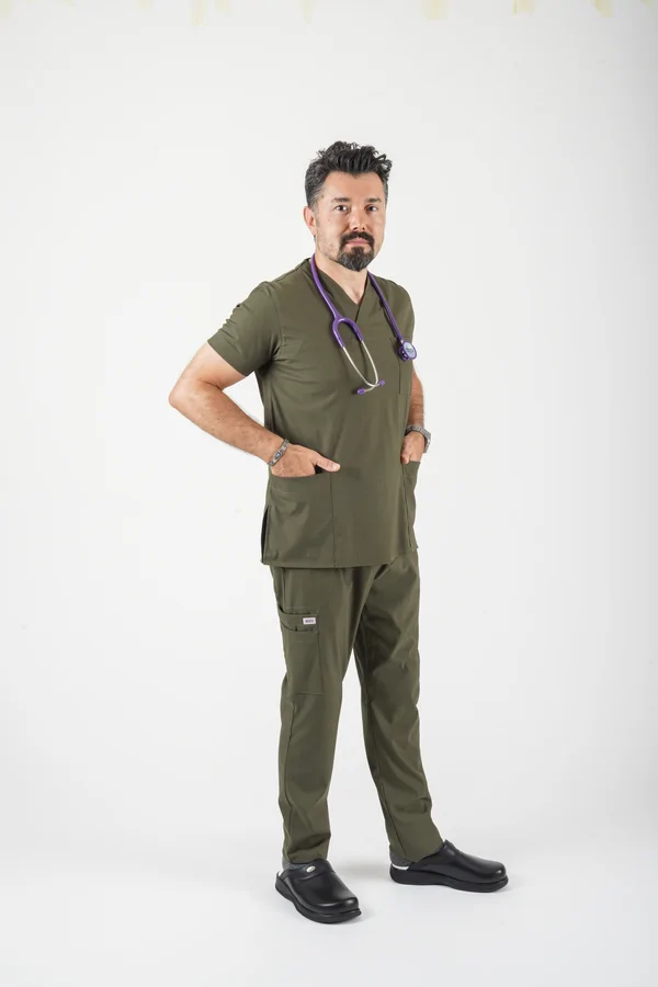 Erkek Vega Soft Likralı Takım V Yaka