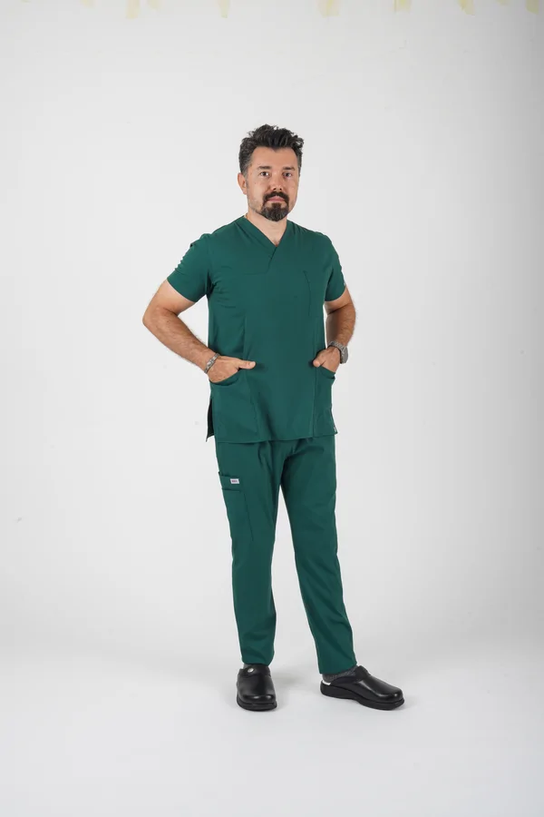 Erkek Vega Soft Likralı Takım V Yaka