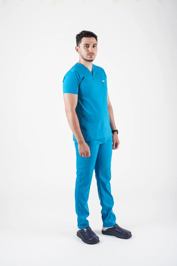 Erkek Vega Soft Likralı Takım V Yaka