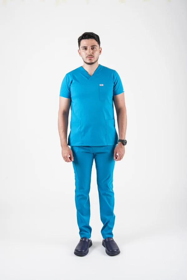 Erkek Vega Soft Likralı Takım V Yaka