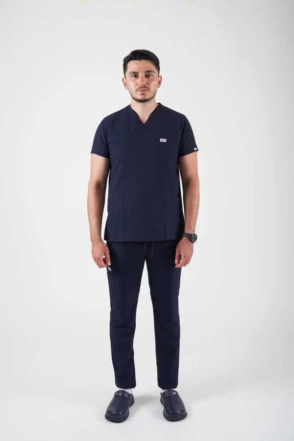 Erkek Vega Soft Likralı Takım V Yaka