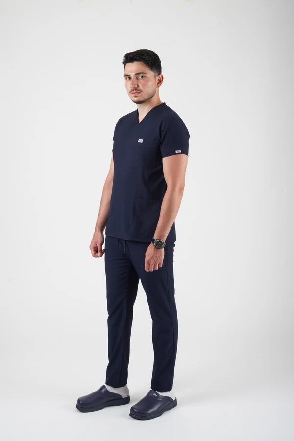 Erkek Vega Soft Likralı Takım V Yaka