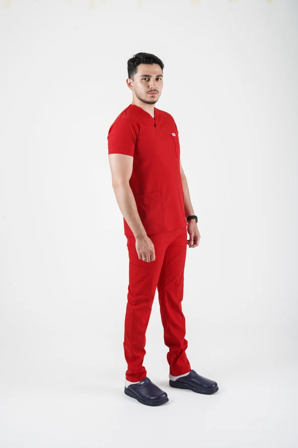 Erkek Vega Soft Likralı Takım V Yaka