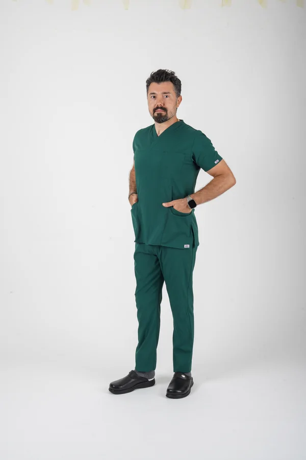 Erkek Vega Soft Likralı Takım V Yaka