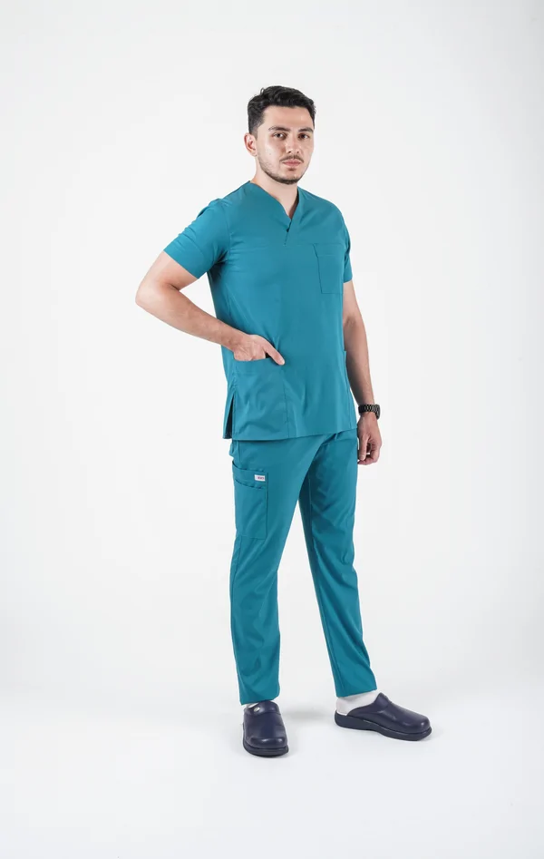 Erkek Vega Soft Likralı Takım V Yaka