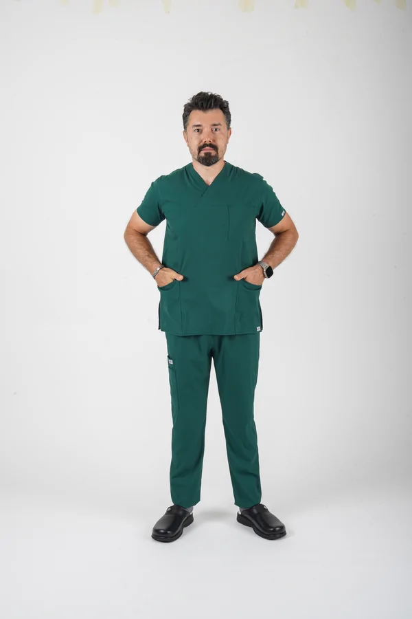 Erkek Vega Soft Likralı Takım V Yaka