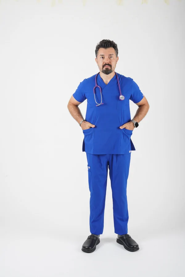 Erkek Vega Soft Likralı Takım V Yaka